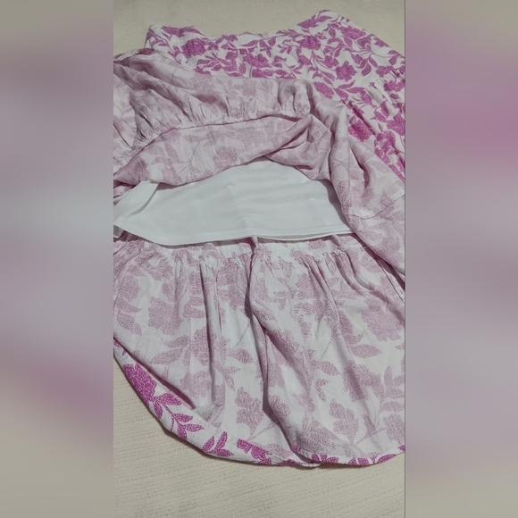 LC Lauren Conrad Floral Three Tiers Midi Skirt Size XXL - Picture 8 of 10